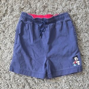 Vintage Disney Navy Blue Mickey Mouse Shorts (M)